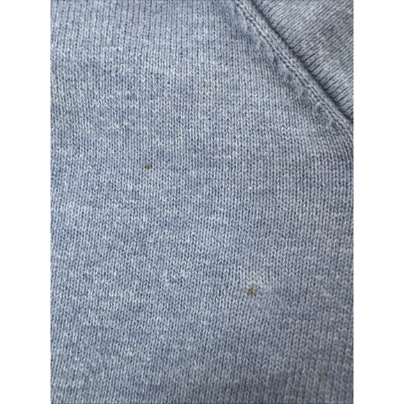 Tommy Hilfiger Mens Light Blue Sleeveless V-Neck Sweater Vest L Cotton Blend - Picture 7 of 11